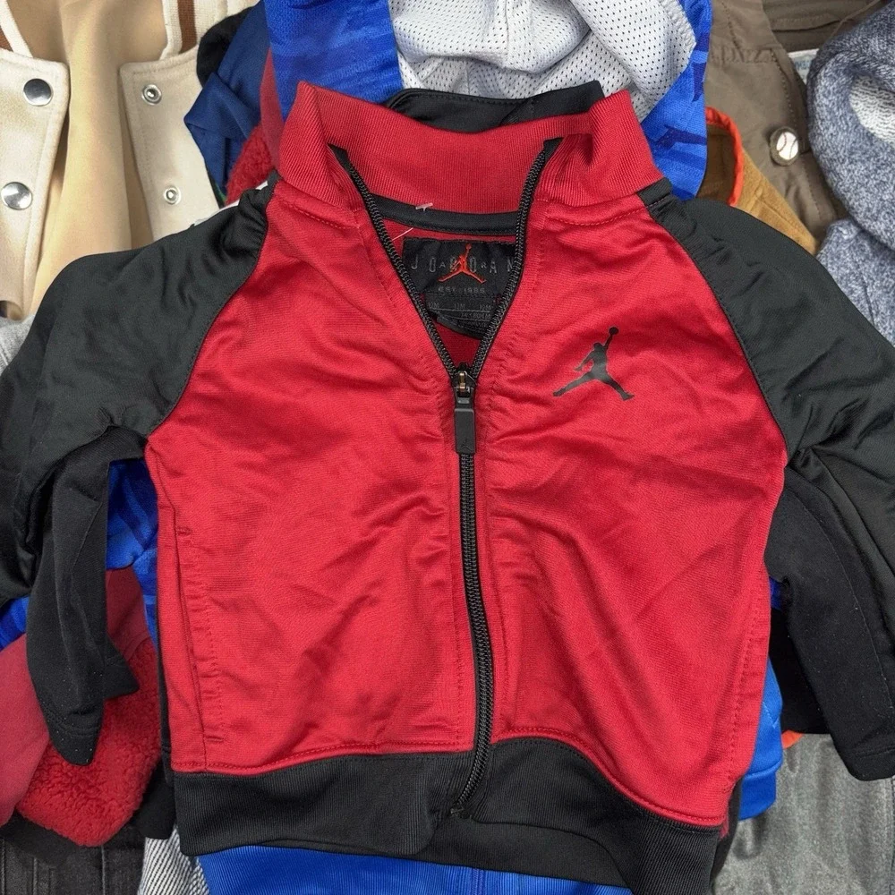 Boys Jackets Size 12M Lot Of 32 Mixed Nike Jordan Reebok Carters Toddler Coats